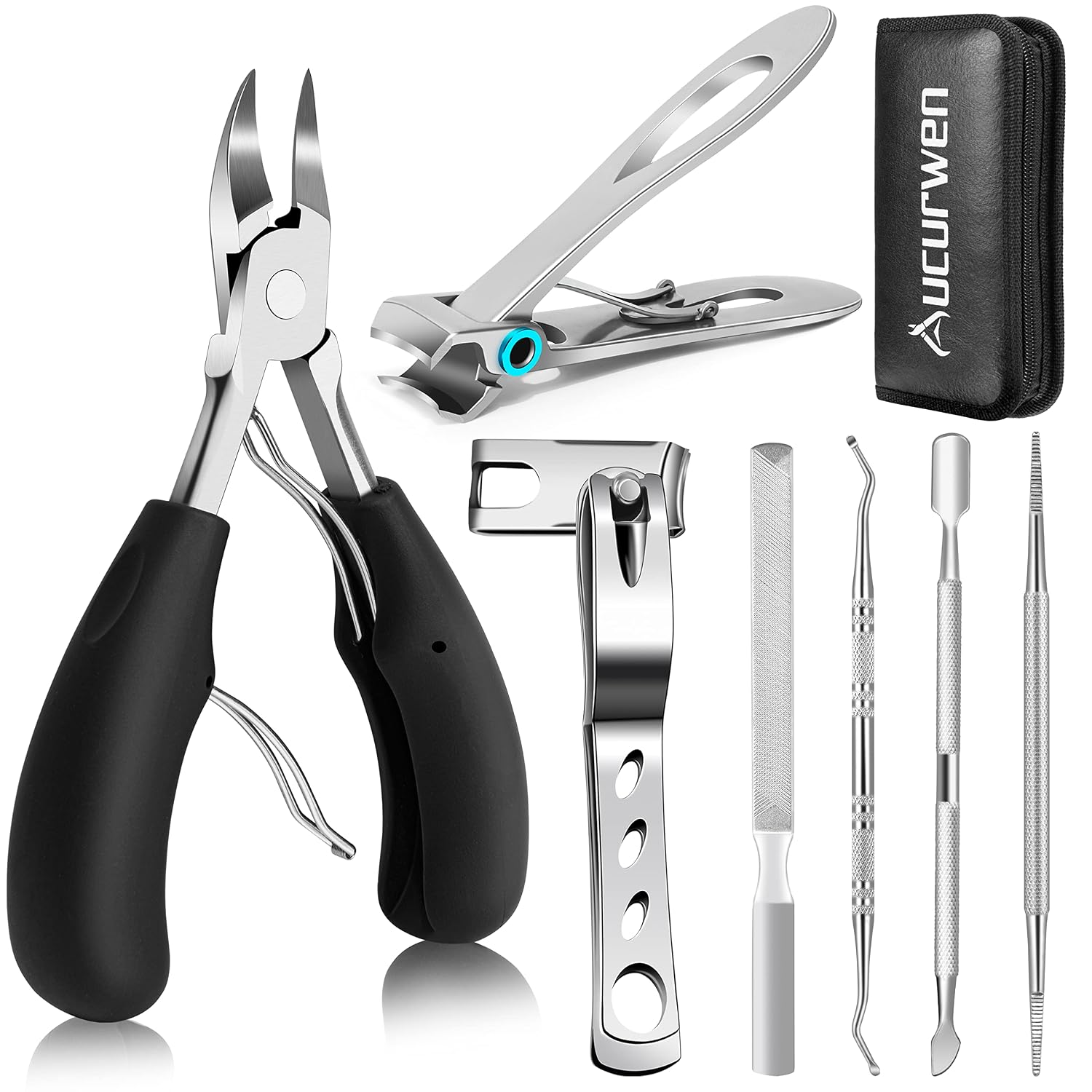 Aucurwen Heavy-Duty Toenail Clippers Kit