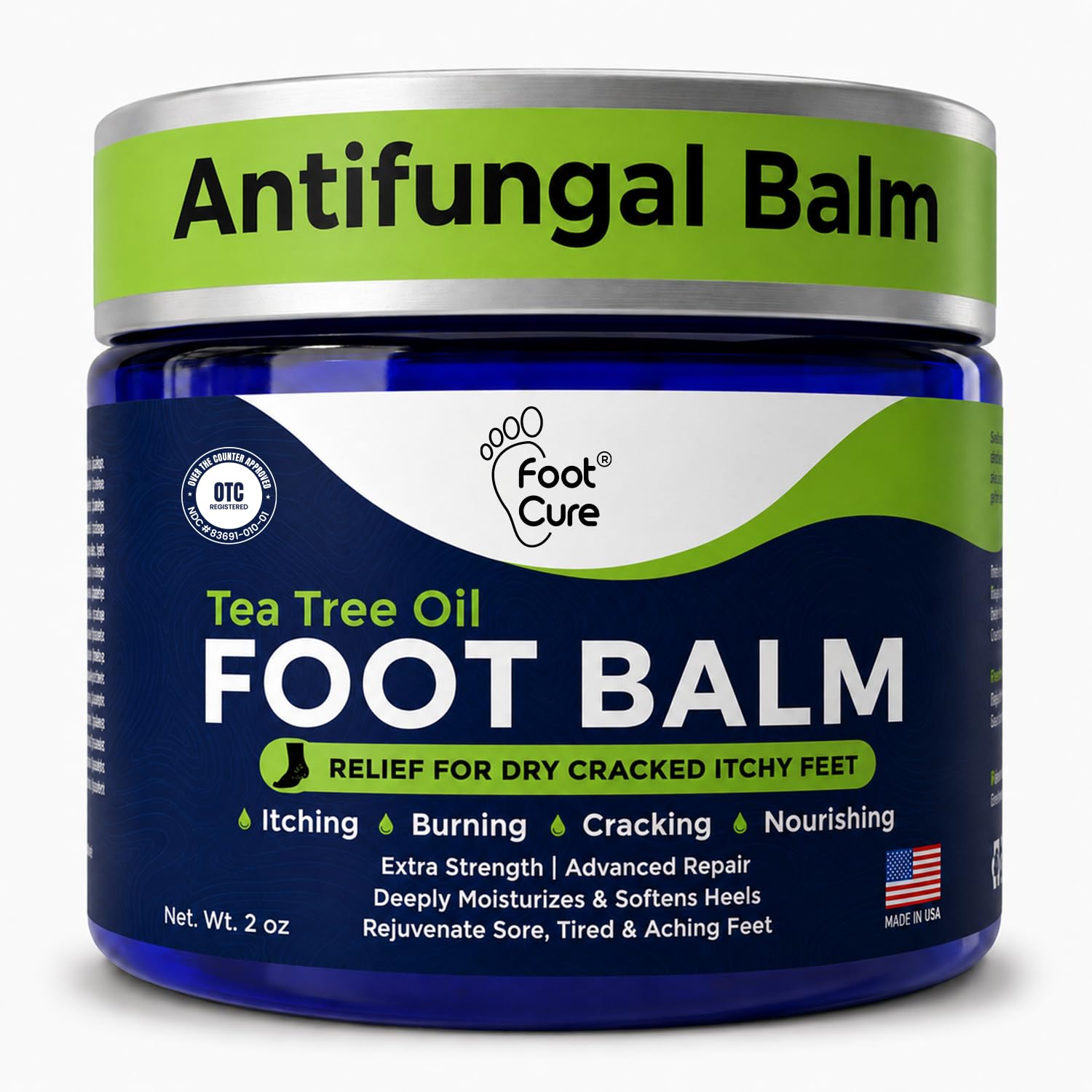 Brand identification, package presentation, and immediate recognition of the cream as the primary product.
