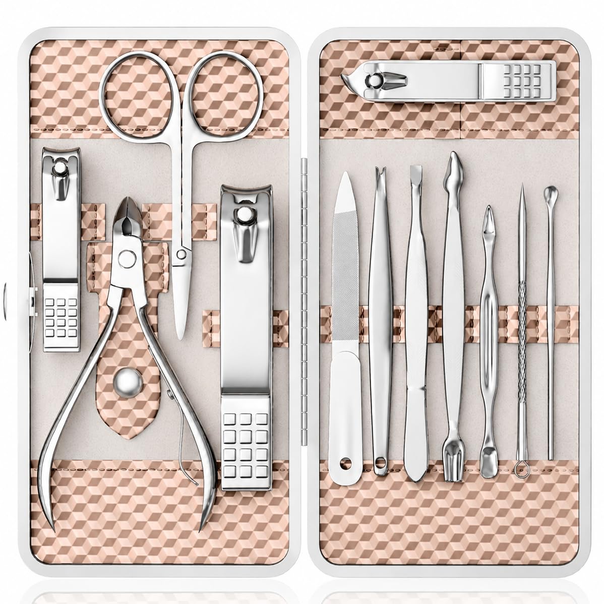 Zizzon Manicure Set With Travel Case