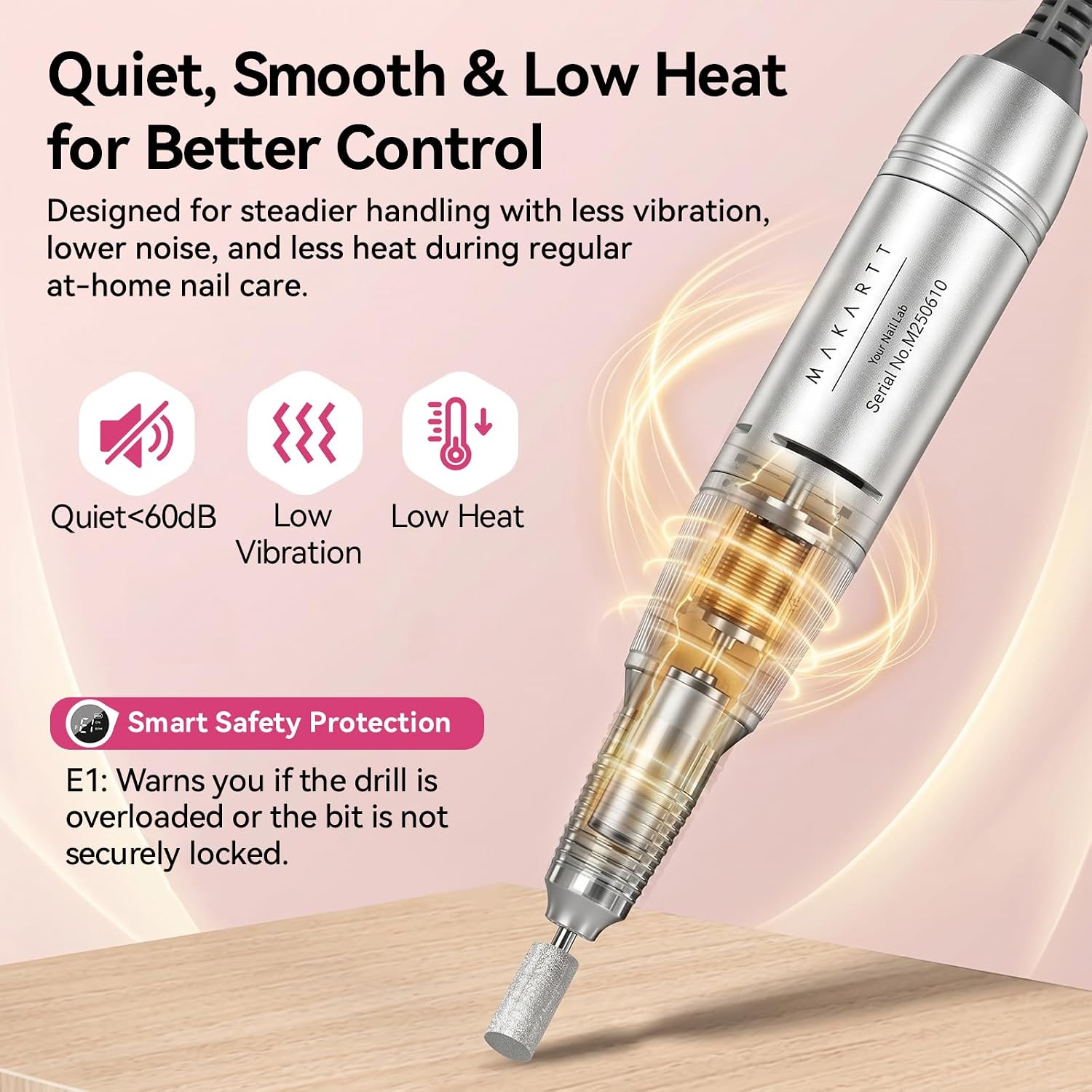 Makartt Cordless Nail Drill E-File