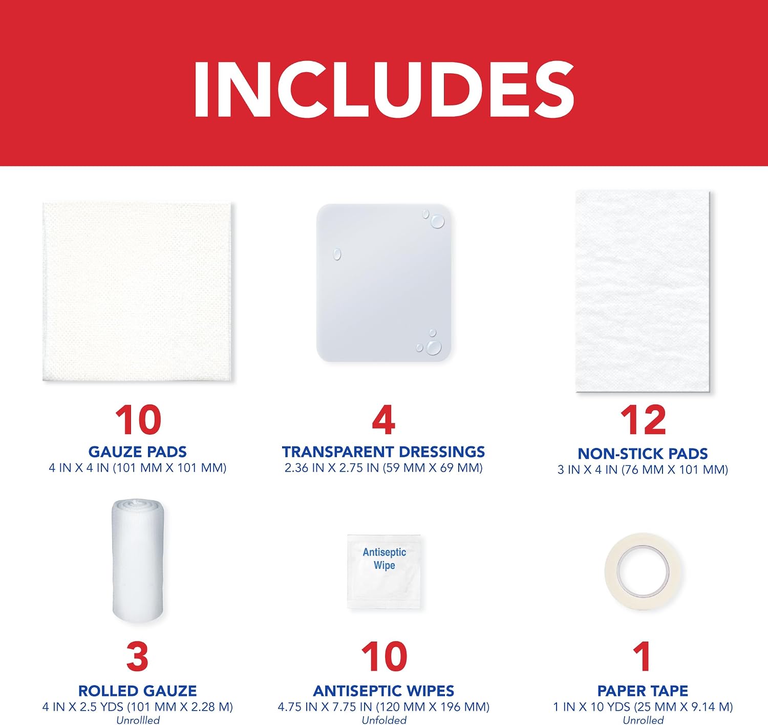 All Health Wound Care Kit & First Aid Kit, Everyday Essentials, 40 Pieces