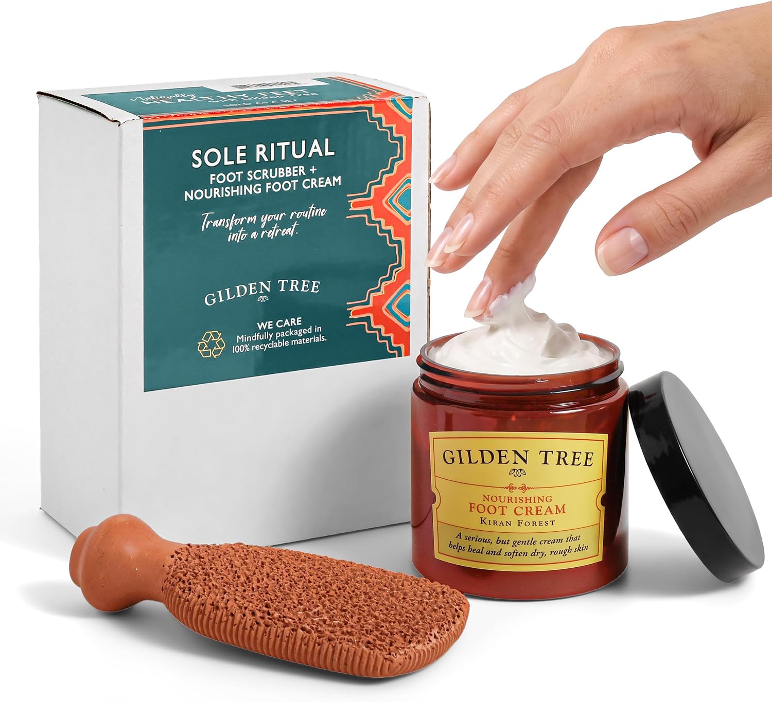 Highlights the kit format, overall branding, and what buyers receive in the box.