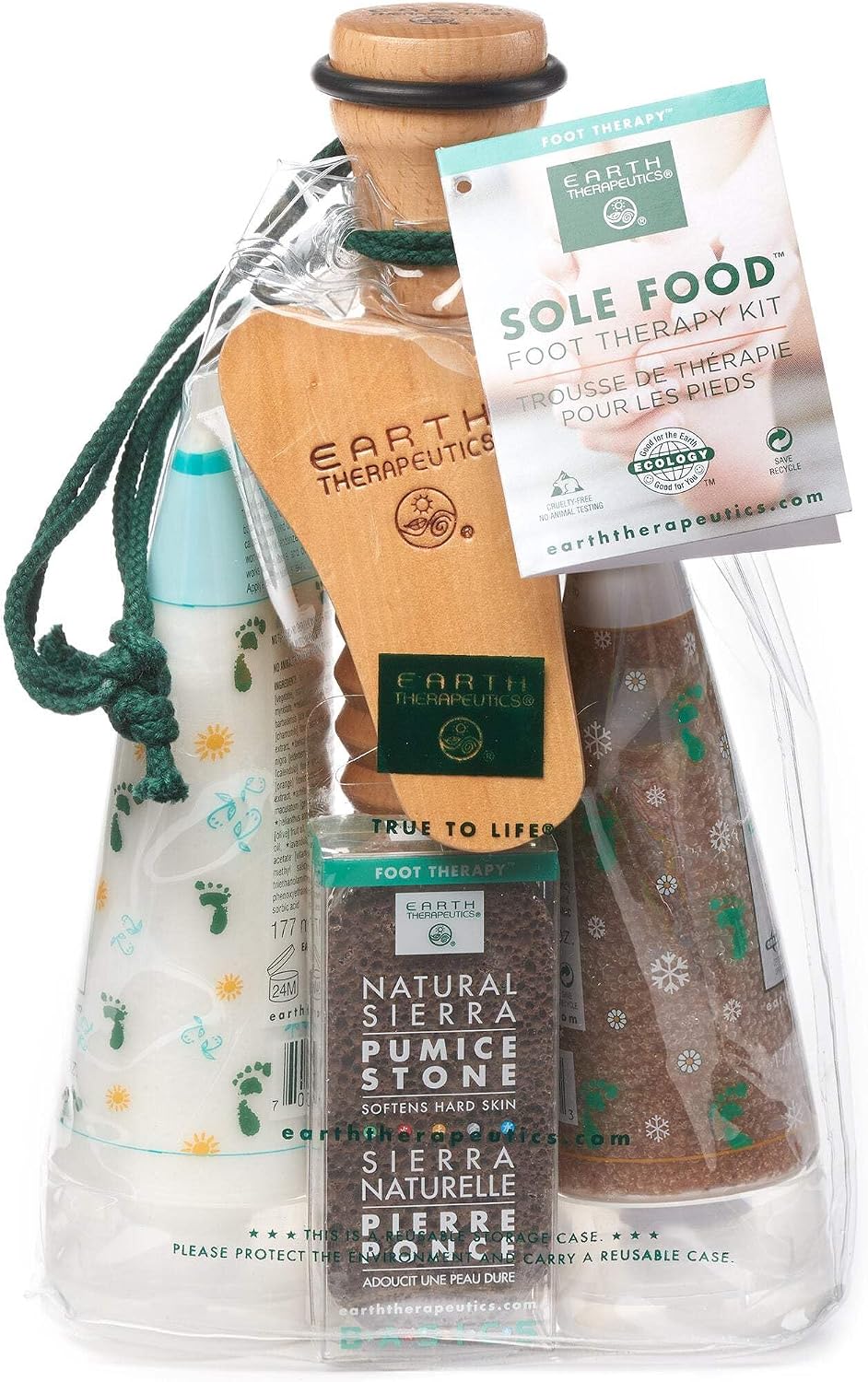 The complete kit presentation, helping readers immediately understand that this is a bundled foot-care set rather than a single product.