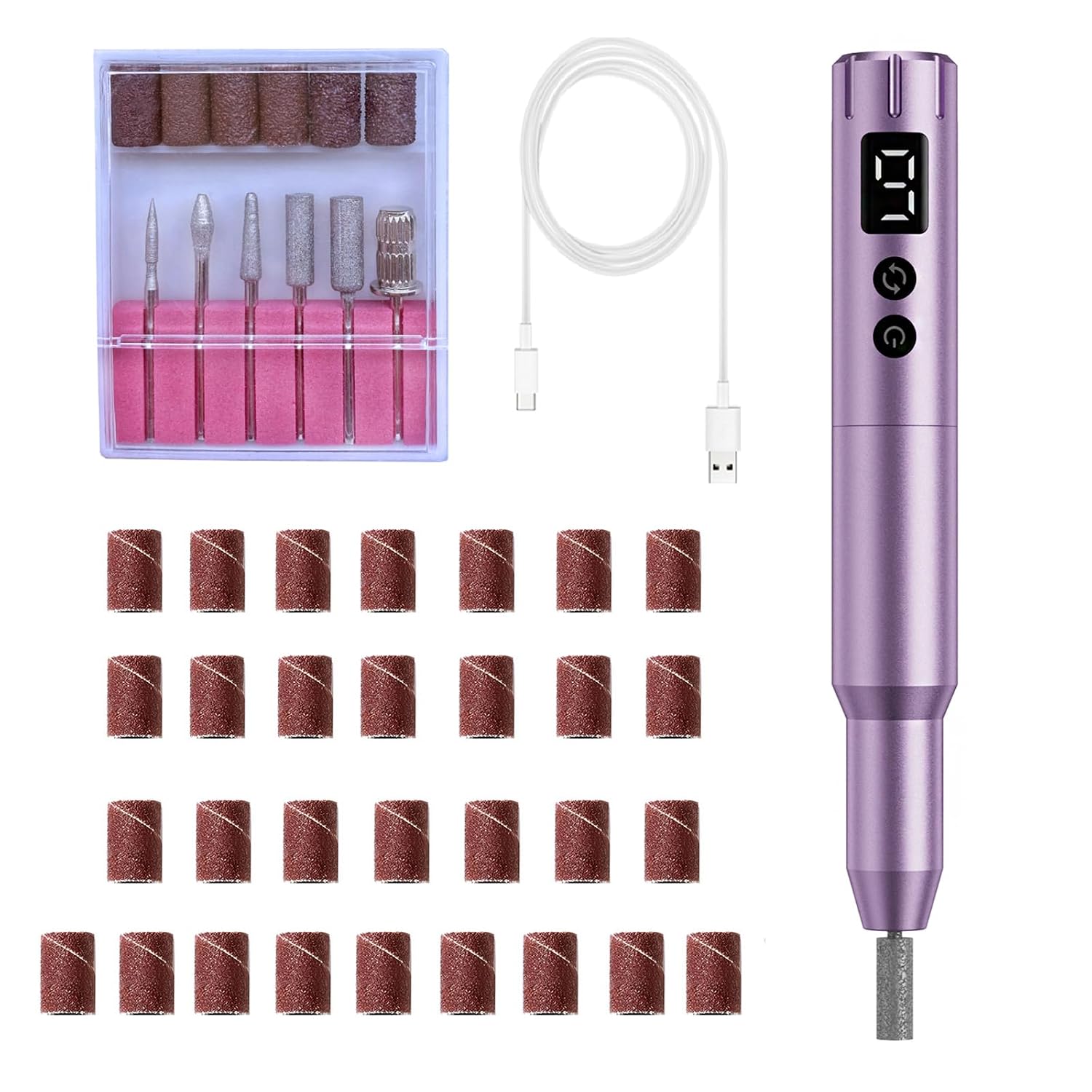 Cordless Electric Nail Drill Kit